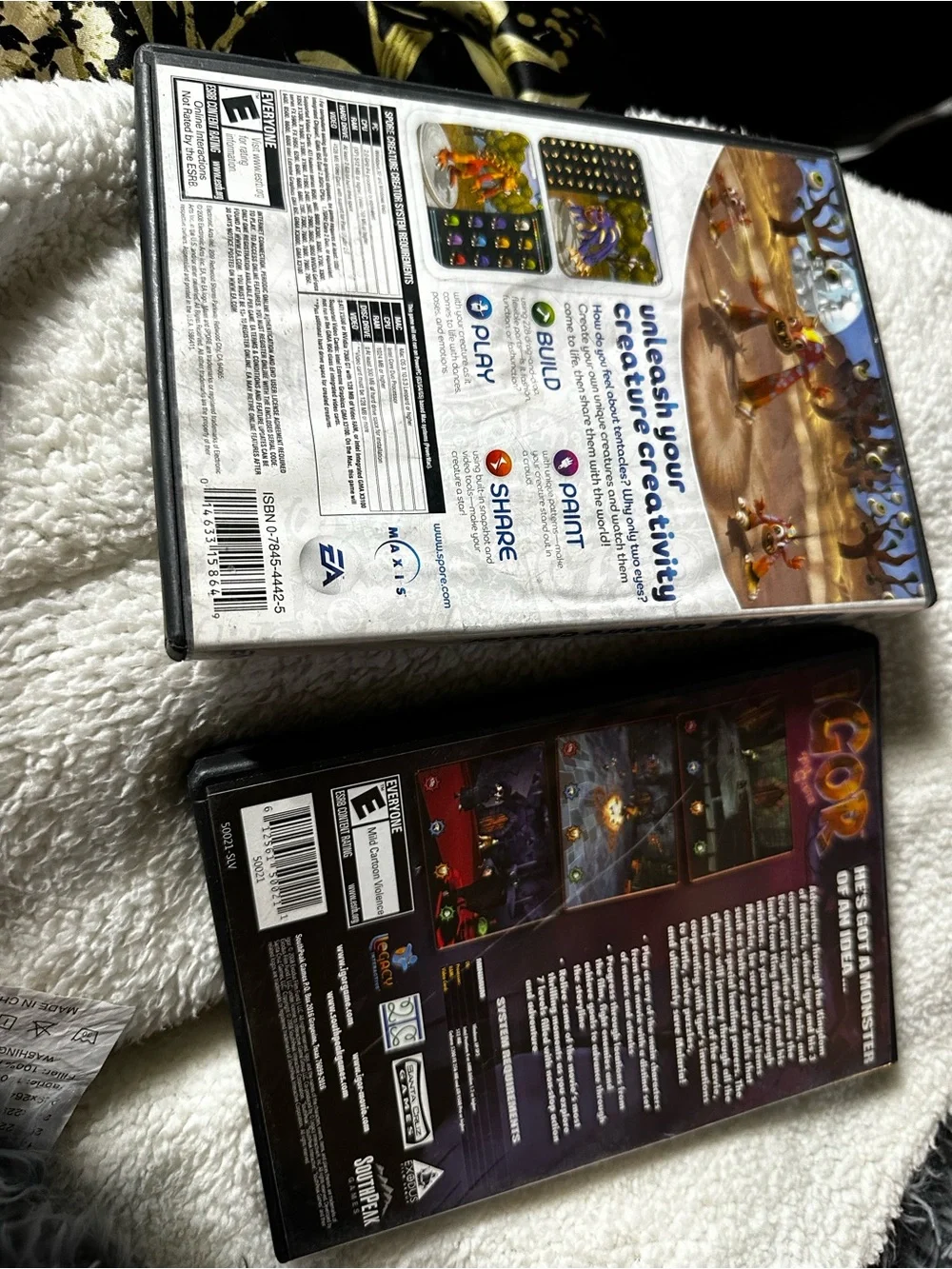 Spore Creature Creator & Igor PC Game Duo -games prefect conditions